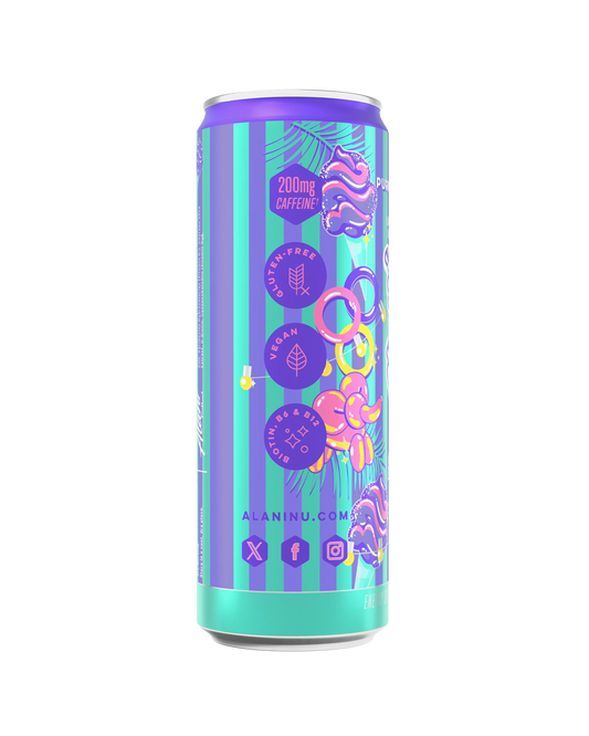 energy drink - purple cotton candy