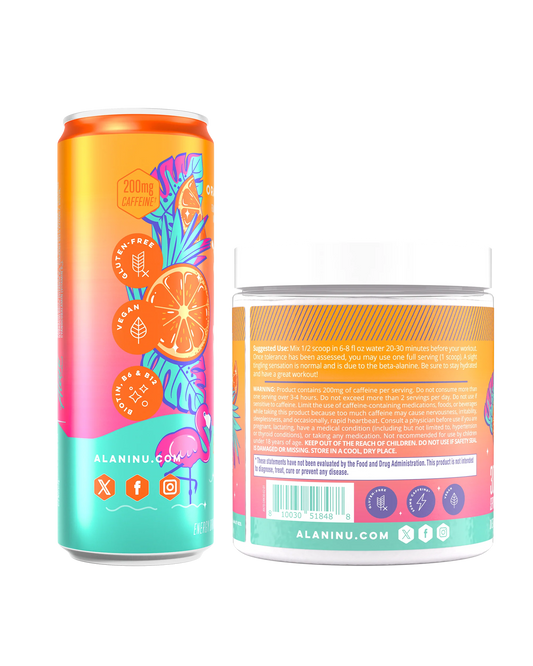 energy drink & pre-workout - orange kiss